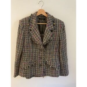 Herbert Grossman by Cynthia Sobel Vintage Tweed Suit Set Skirt Size M